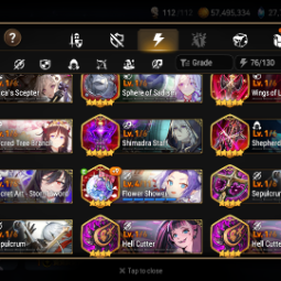 [epic 13] [android/ios] [Global] | 27000 [Piedra celeste] | 19+ [Héroe 5 estrellas] | 18+ [Artefacto 5 estrellas]| 1 [Luz de luna] | Muchos recursos 3